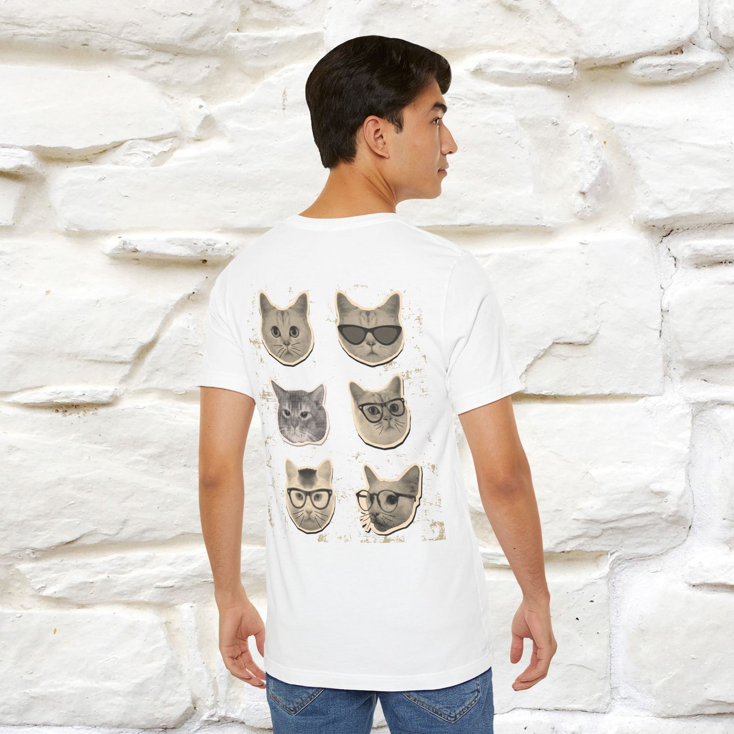 ''Vintage Cat''  Cat T-Shirt | Nunu&Miao Studio - Nunu&Miao Studio