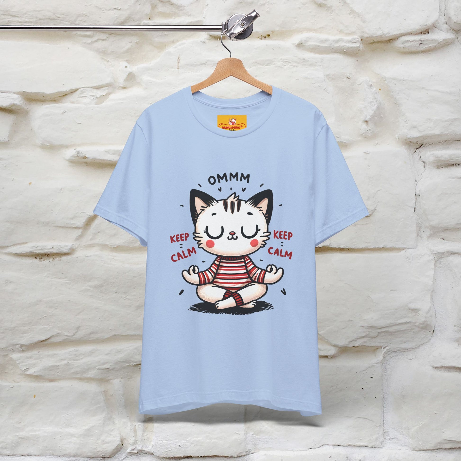 Ommm, Keep Calm | Relaxed Cat Shirt for Men & Women | 100% Cotton* - Nunu&Miao Studio