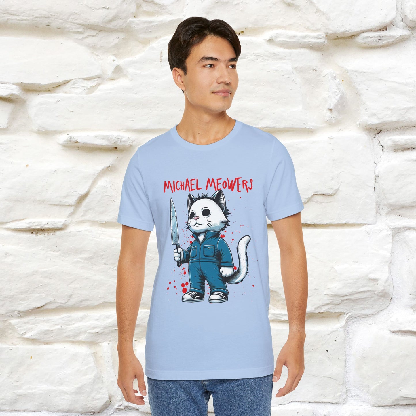 ''Michael Meowers'' Cat T-Shirt |  | Nunu&Miao Studio - Nunu&Miao Studio
