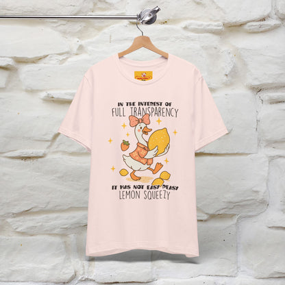 "It Was Not Easy Peasy" Funny T-shirt |Nunu&Miao Studio - Nunu&Miao Studio