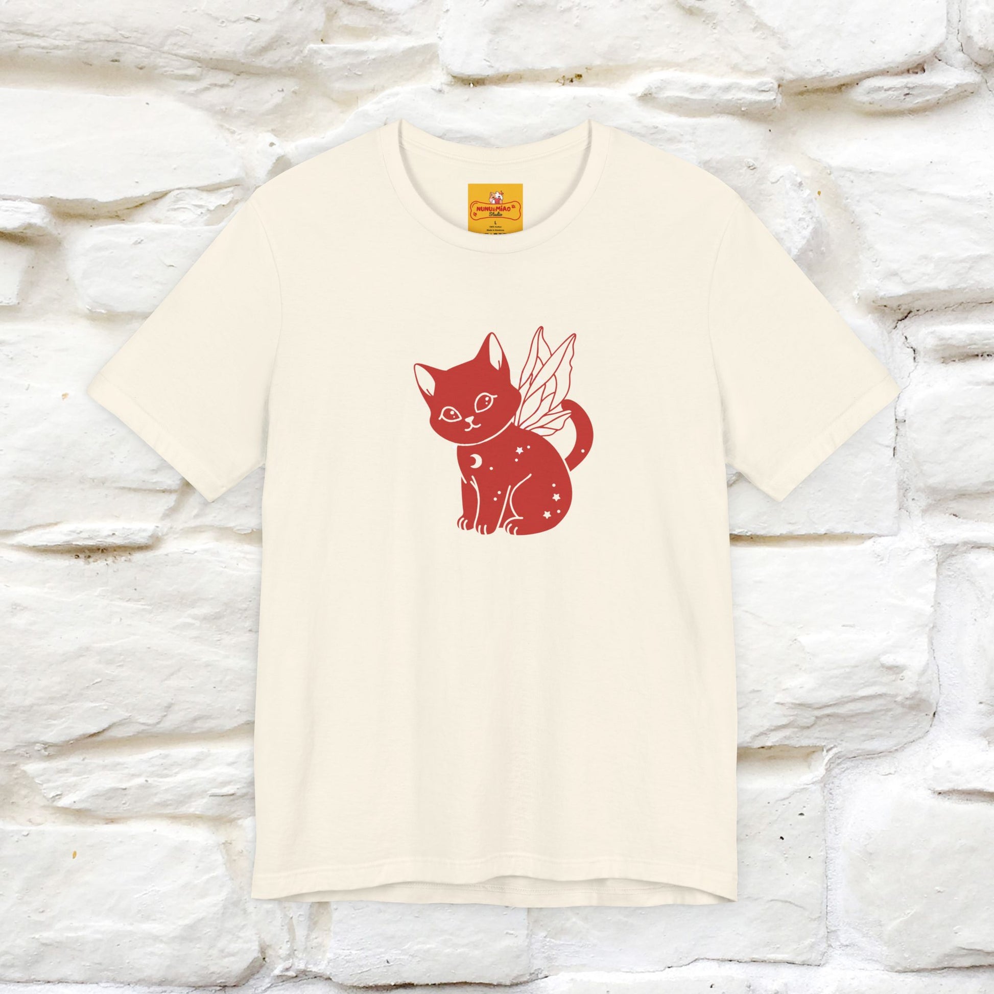 "Espoir Speranza Hope'' Cat T-Shirt Front and Back Design | Nunu&Miao Studio - Nunu&Miao Studio