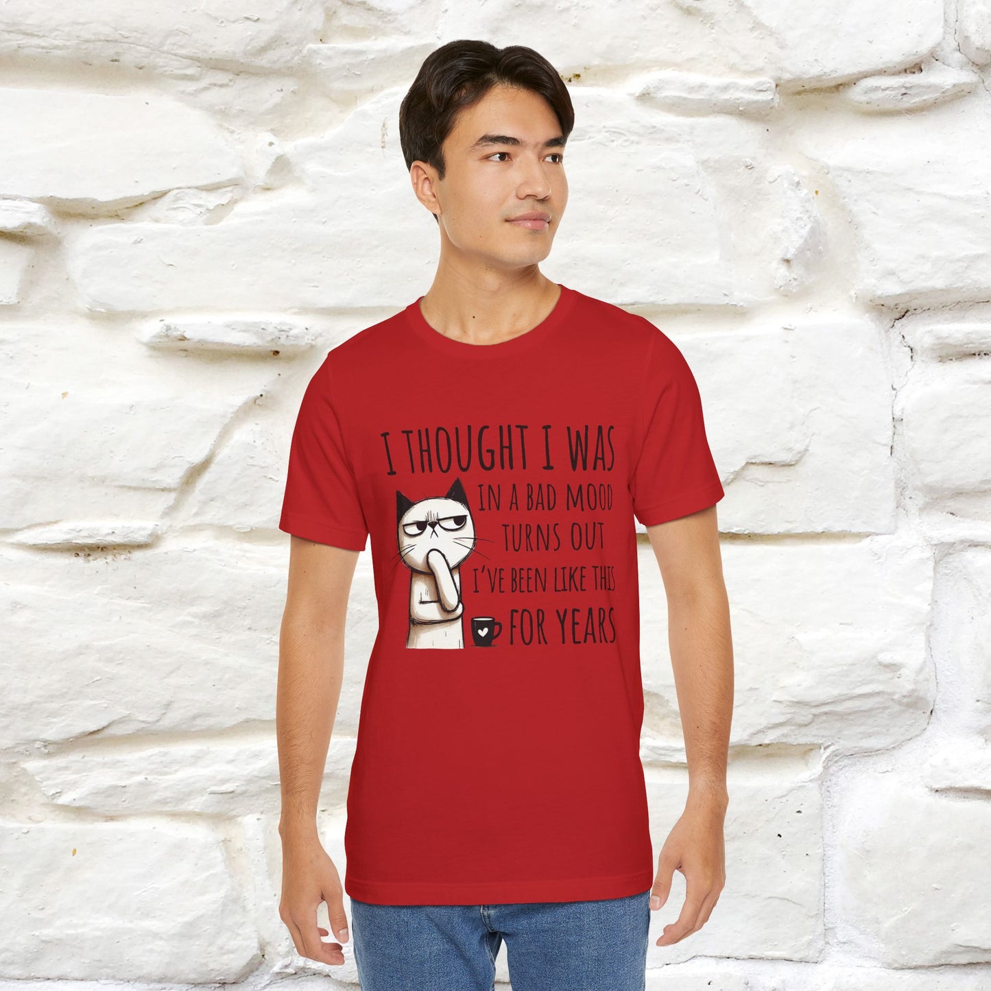 "I Thought I was In A Bad Mood.. " Cat  T-shirt |Nunu&Miao Studio - Nunu&Miao Studio