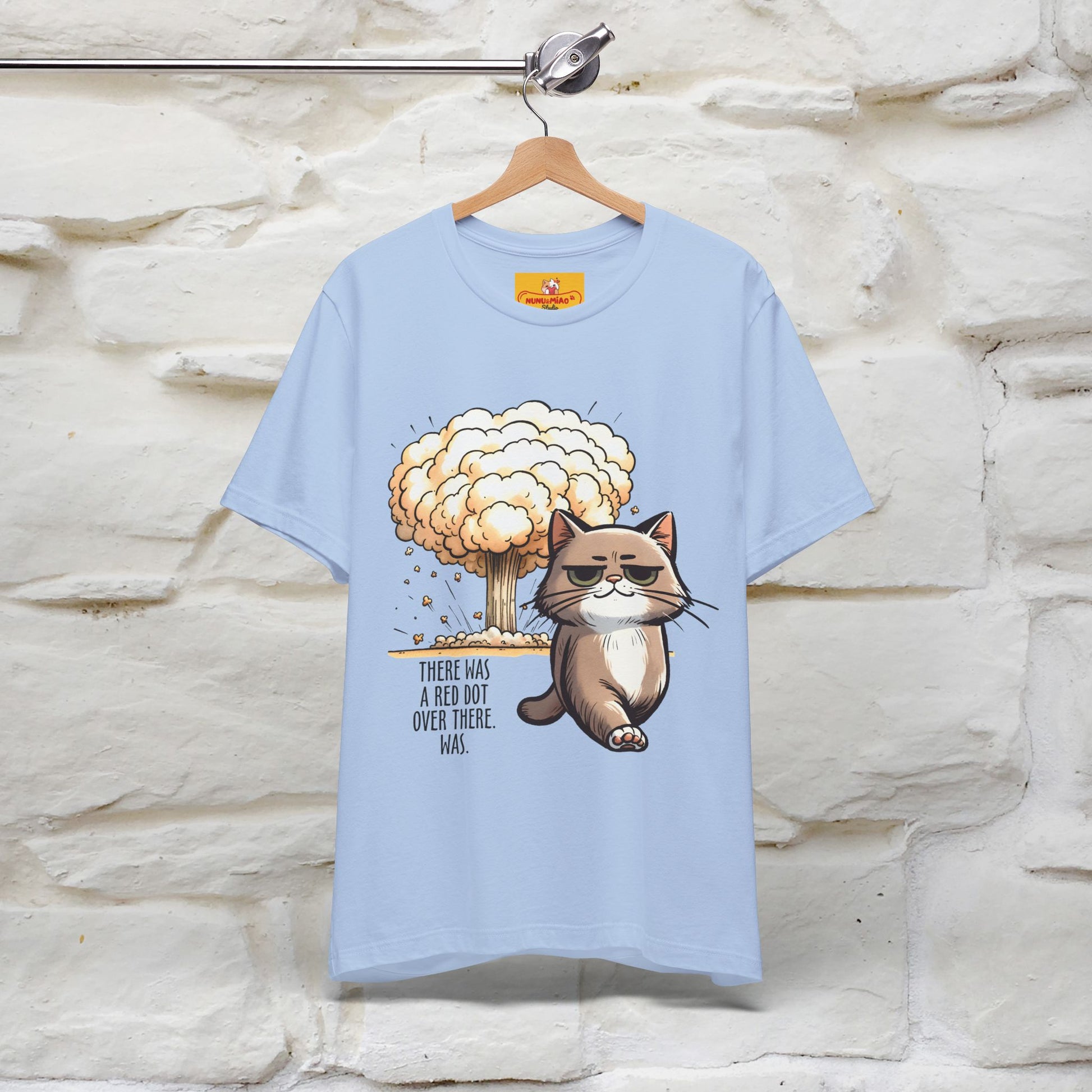 ''The Red Dot Chase'' Funny Cat T-Shirt | Nunu&Miao Studio - Nunu&Miao Studio