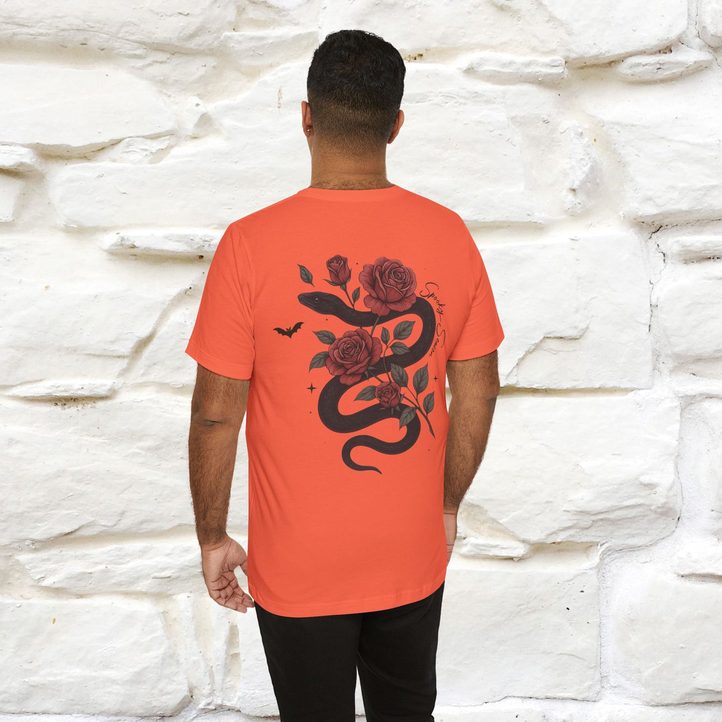 "The Rose and The Snake " Halloween T-shirt |Nunu&Miao Studio - Nunu&Miao Studio