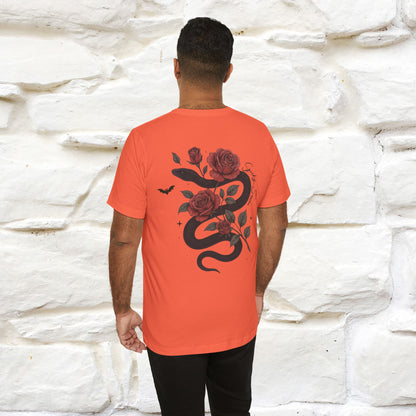 "The Rose and The Snake " Halloween T-shirt |Nunu&Miao Studio - Nunu&Miao Studio