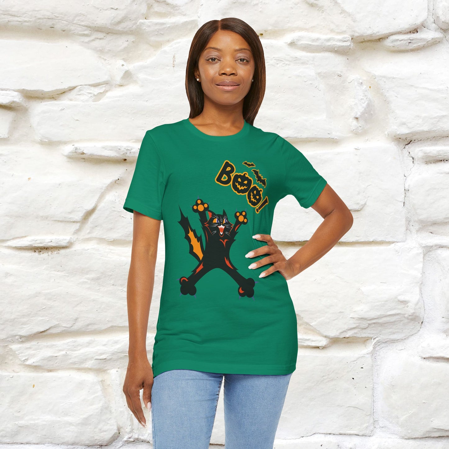 "Boo" Cat  T-shirt |Nunu&Miao Studio - Nunu&Miao Studio