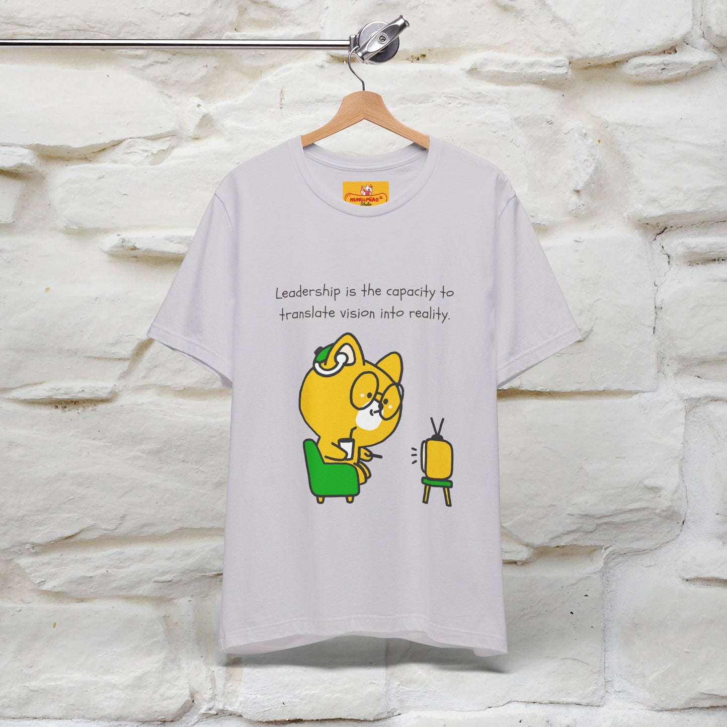 "Leadership Is the Capacity to Translate ..." Cat T-Shirt  | Nunu&Miao Studio - Nunu&Miao Studio
