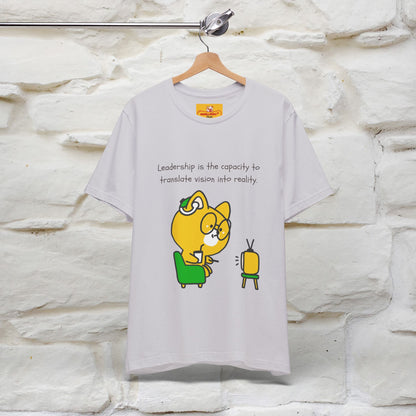 "Leadership Is the Capacity to Translate ..." Cat T-Shirt  | Nunu&Miao Studio - Nunu&Miao Studio