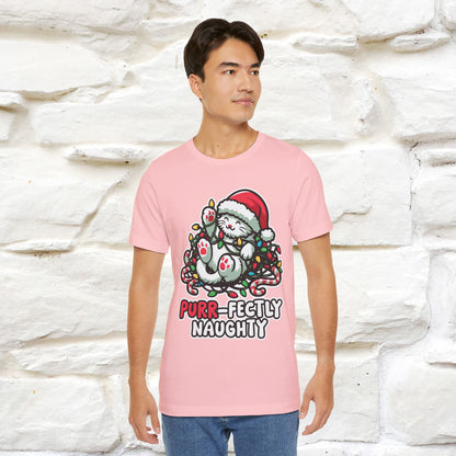 “Purr-Fectly Naughty” | Cat T-Shirt | Nunu&Miao Studio
