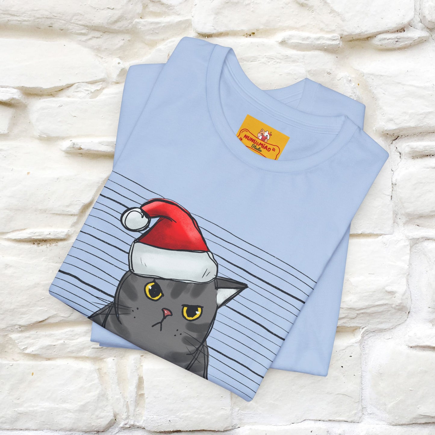"I Knocked Over The Christmas Tree " |Funny Cat T-Shirt | Nunu&Miao Studio