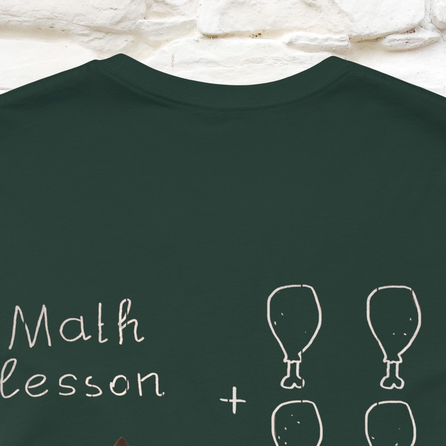 “Math teachers have too many functions.”|  Cat T-Shirt | Front & Back Design | Nunu&Miao Studio