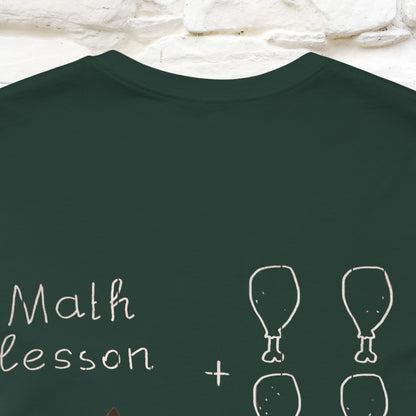 “Math teachers have too many functions.”|  Cat T-Shirt | Front & Back Design | Nunu&Miao Studio