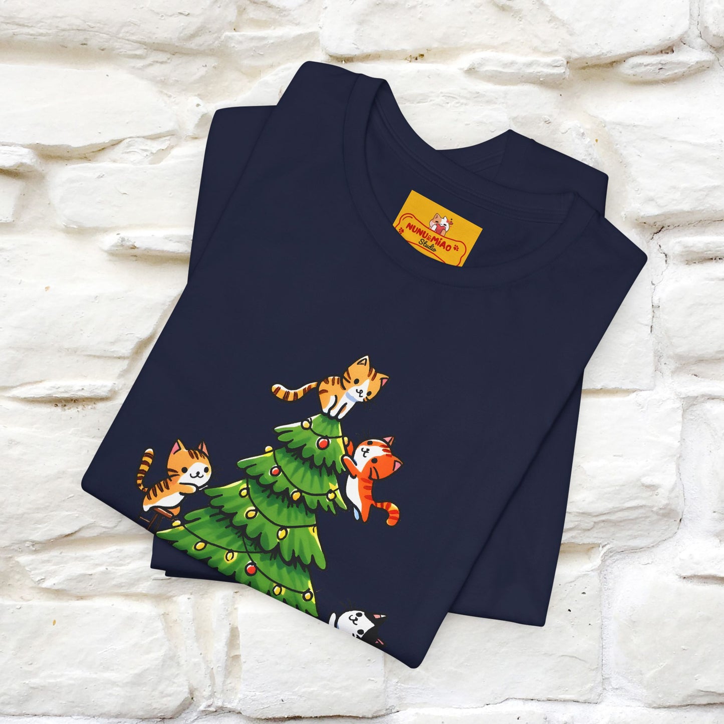 ''Merry Catmas'' | Cattitude Christmas Tee| Nunu&Miao Studio - Nunu&Miao Studio