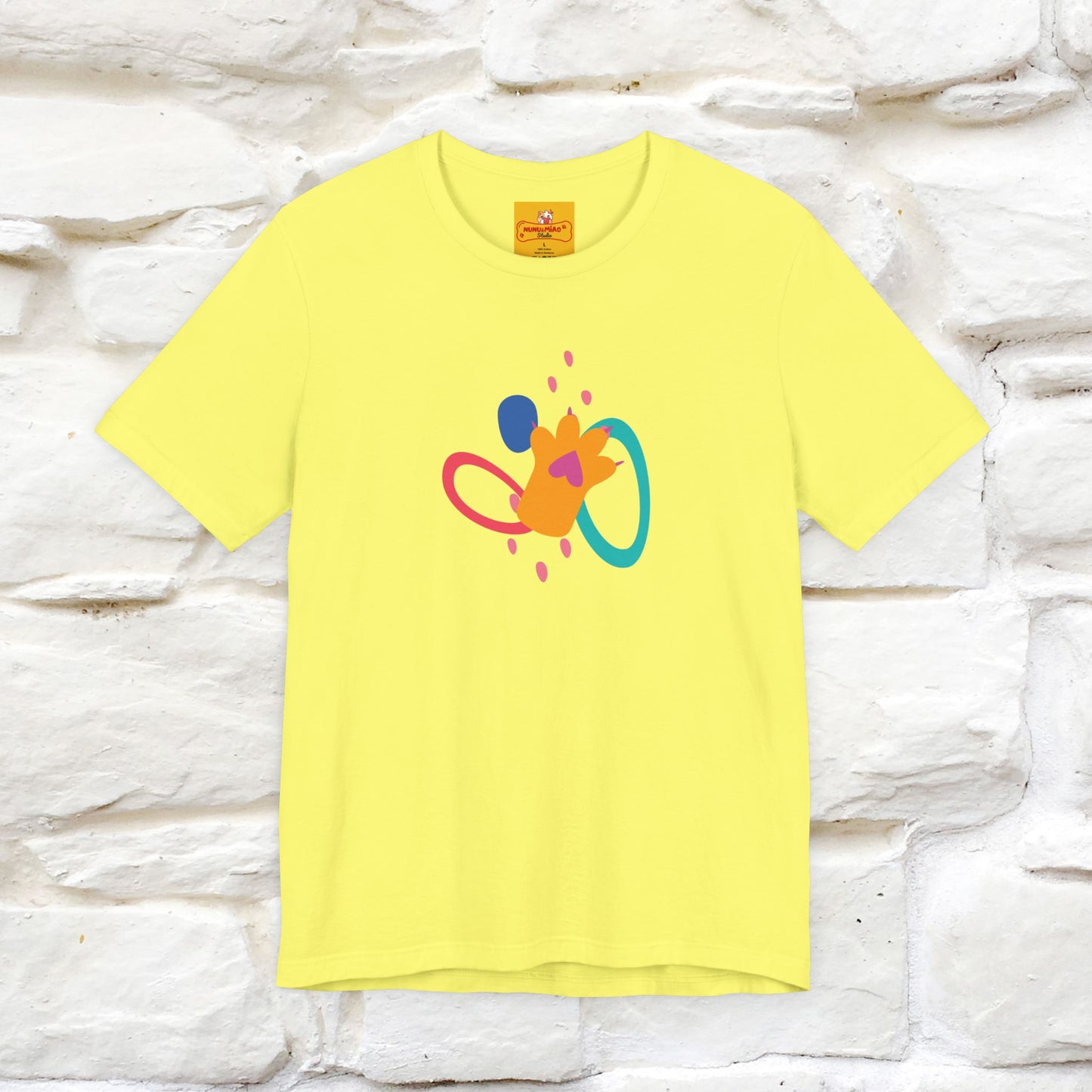 ''The Power Of Meow'' Cat T-Shirt Front and Back Design | Nunu&Miao Studio - Nunu&Miao Studio