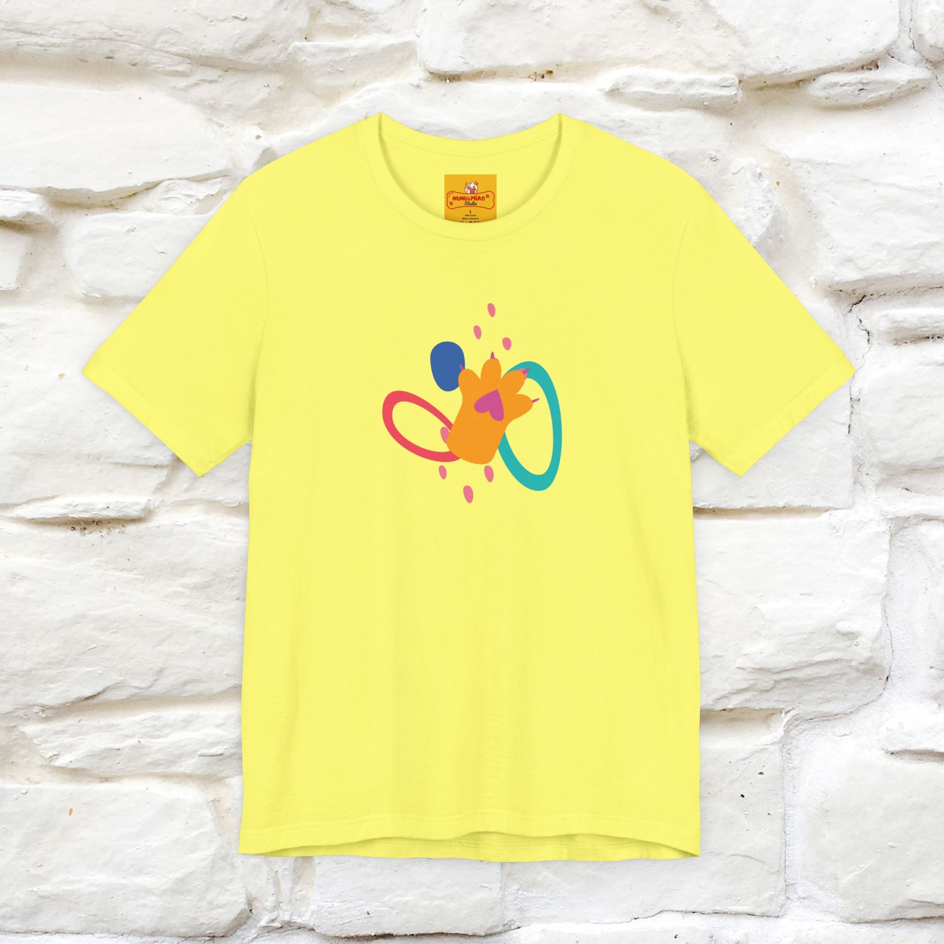 ''The Power Of Meow'' Cat T-Shirt Front and Back Design | Nunu&Miao Studio - Nunu&Miao Studio