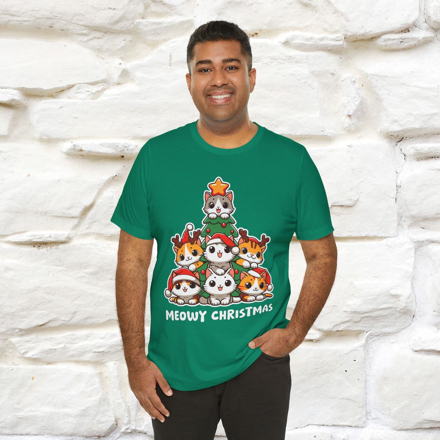 “Meowy Christmas” | Cat T-Shirt | Nunu&Miao Studio