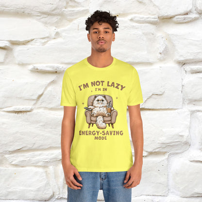 "I'm Not Lazy I'm In Energy-Saving Mode " Cat T-shirt |Nunu&Miao Studio - Nunu&Miao Studio