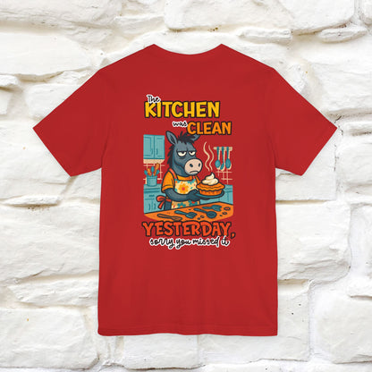 "The Kitchen Was Clean... " |Funny T-Shirt | Nunu&Miao Studio - Nunu&Miao Studio