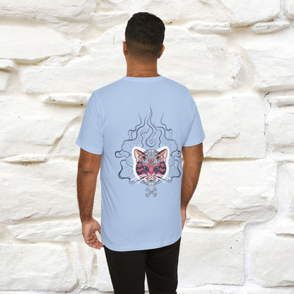 ''Air Fire Cat'' | Cat T-Shirt Front and Back Design | Nunu&Miao Studio - Nunu&Miao Studio