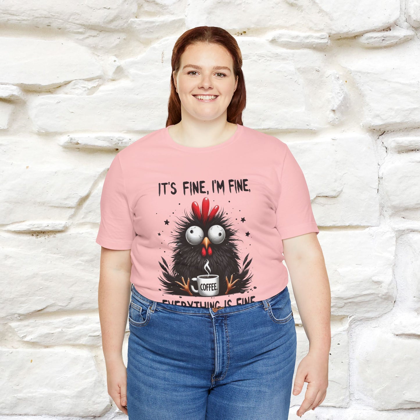 "Everything Is Fine" |Funny T-Shirt | Nunu&Miao Studio - Nunu&Miao Studio