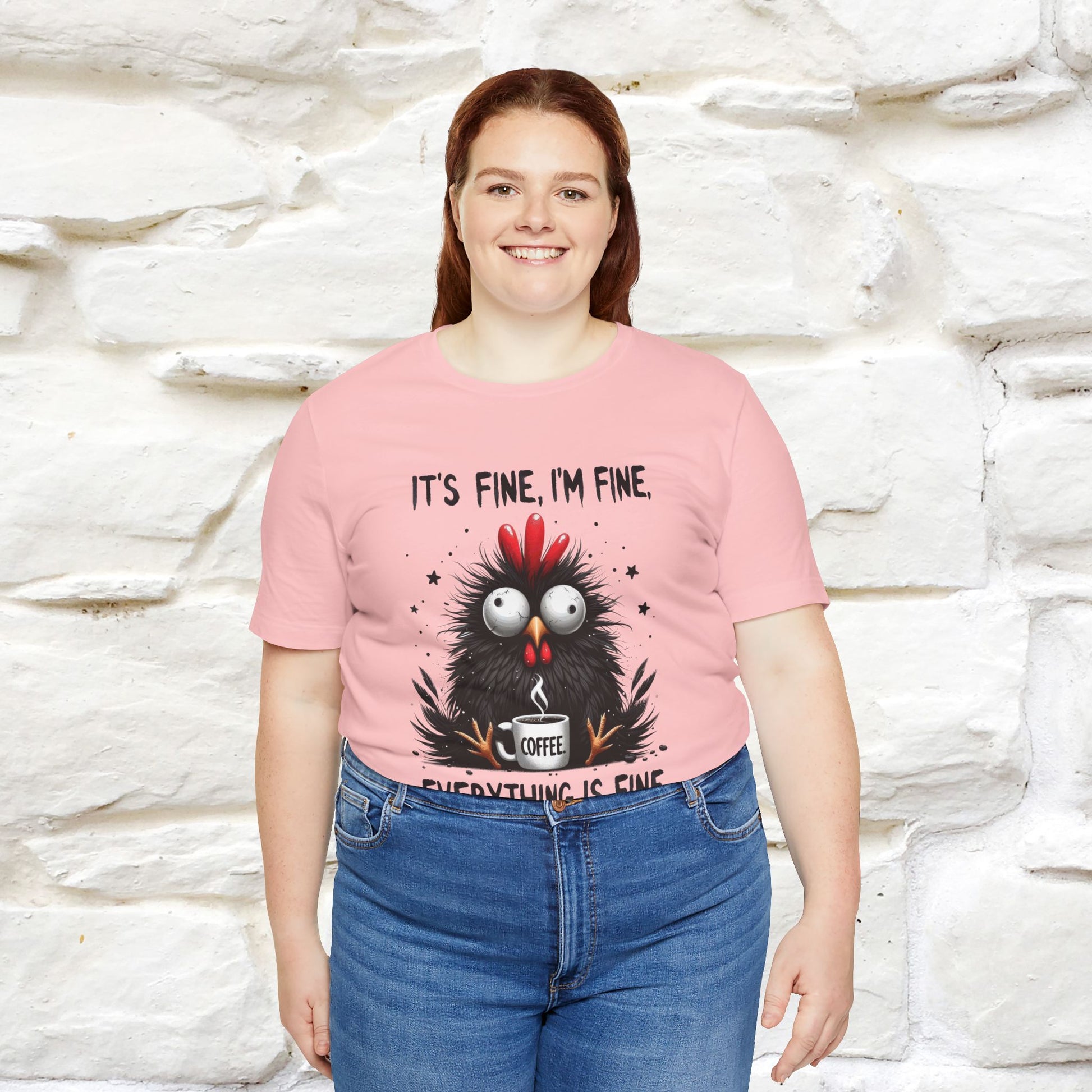 "Everything Is Fine" |Funny T-Shirt | Nunu&Miao Studio - Nunu&Miao Studio