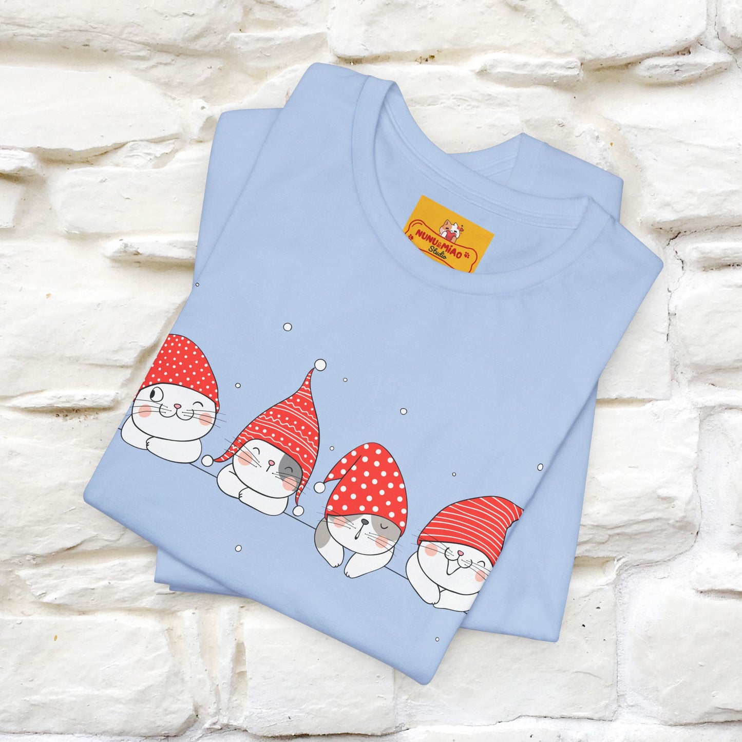 ''Christmas Cute'' |Cats T-shirt | Nunu&Miao Studio - Nunu&Miao Studio