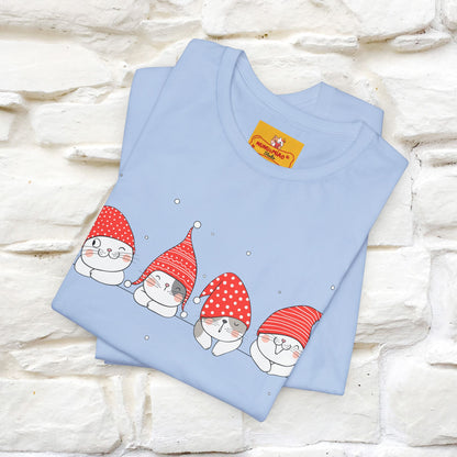 ''Christmas Cute'' |Cats T-shirt | Nunu&Miao Studio - Nunu&Miao Studio