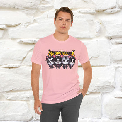 Meowtallica T-Shirt | Rock-Inspired Cat Tee| Nunu&Miao Studio - Nunu&Miao Studio