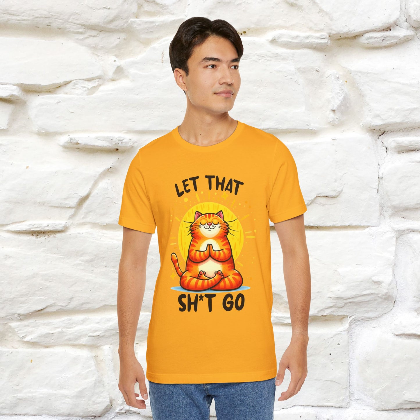 "Let That Sh*t Go" Cat T-shirt |Nunu&Miao Studio - Nunu&Miao Studio