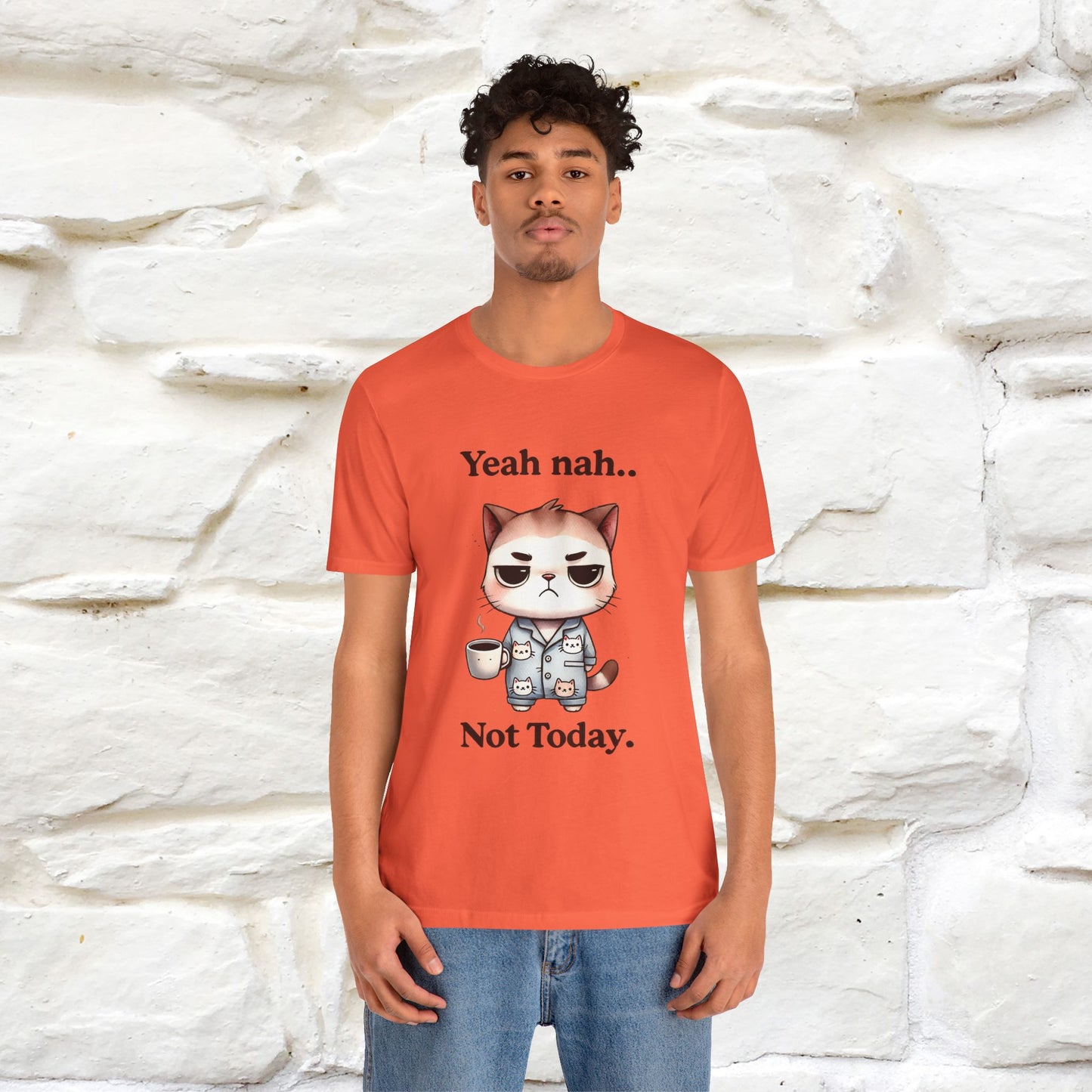 "Yeah Nah ... Not Today." |Funny Cat T-Shirt | Nunu&Miao Studio