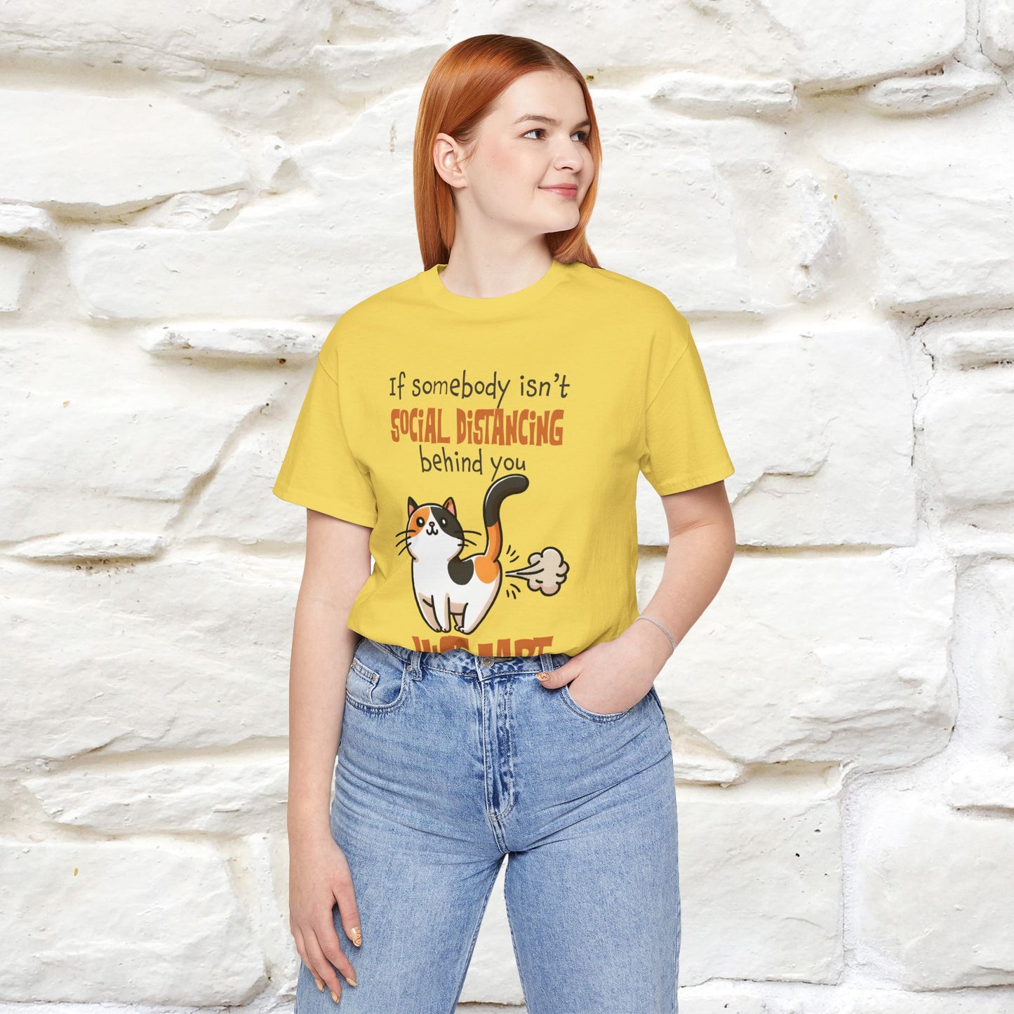 ''If Somebody Isn't Socila Distancing ...'' | Cat T-Shirt  | Nunu&Miao Studio - Nunu&Miao Studio