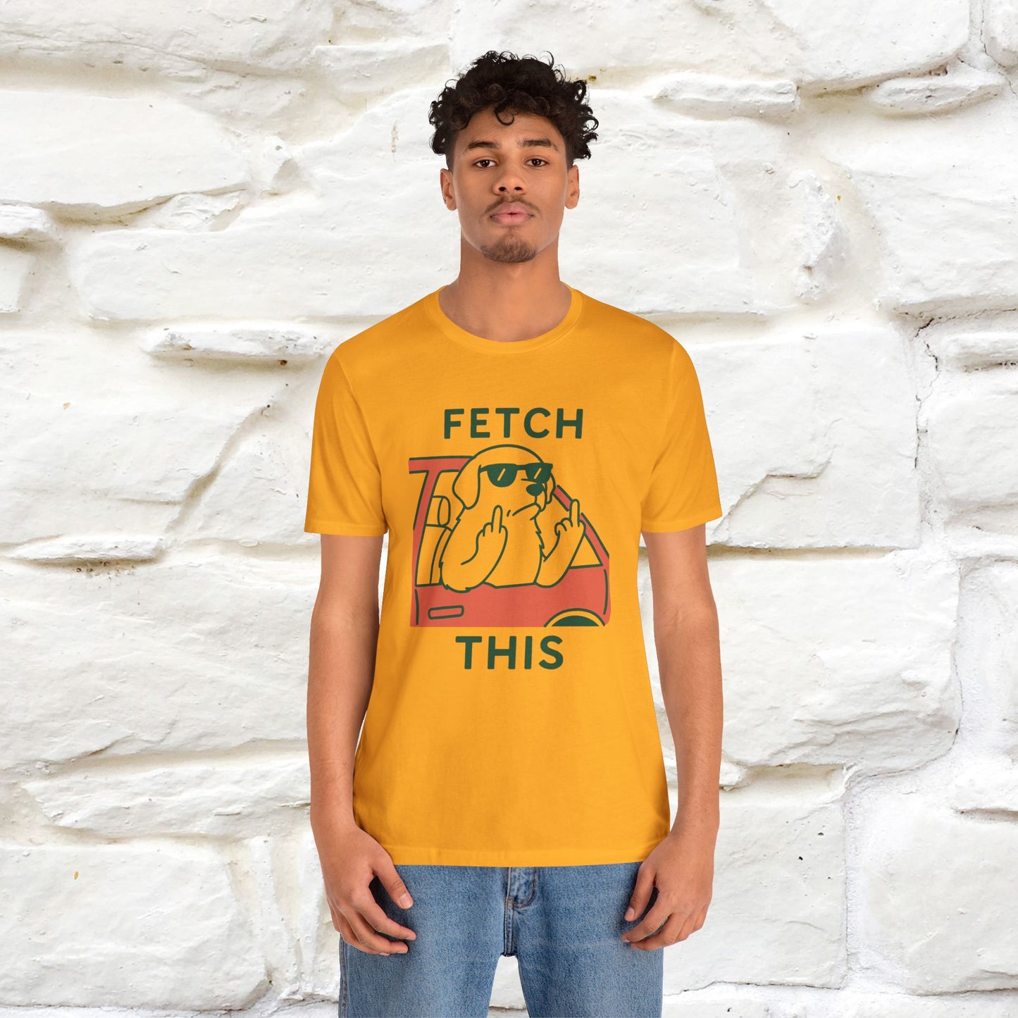 "Fetch This" Funny Dog T-shirt |Nunu&Miao Studio - Nunu&Miao Studio