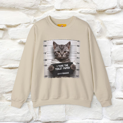 "I Tore The Toilet Paper.'' |Cat Sweatshirt | Nunu&Miao Studio