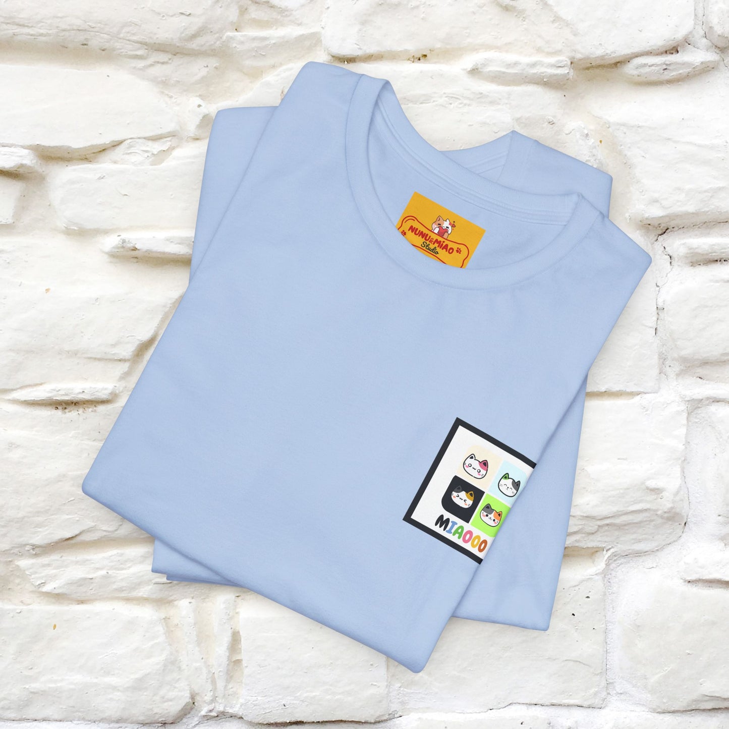 “Miaooo” | Cat T-Shirt | Front & Back Design | Nunu&Miao Studio
