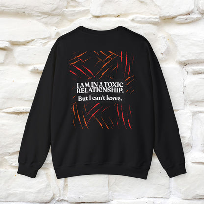 ''I'am In A Toxic Relationship...'' |Cat Sweatshirt | Nunu&Miao Studio