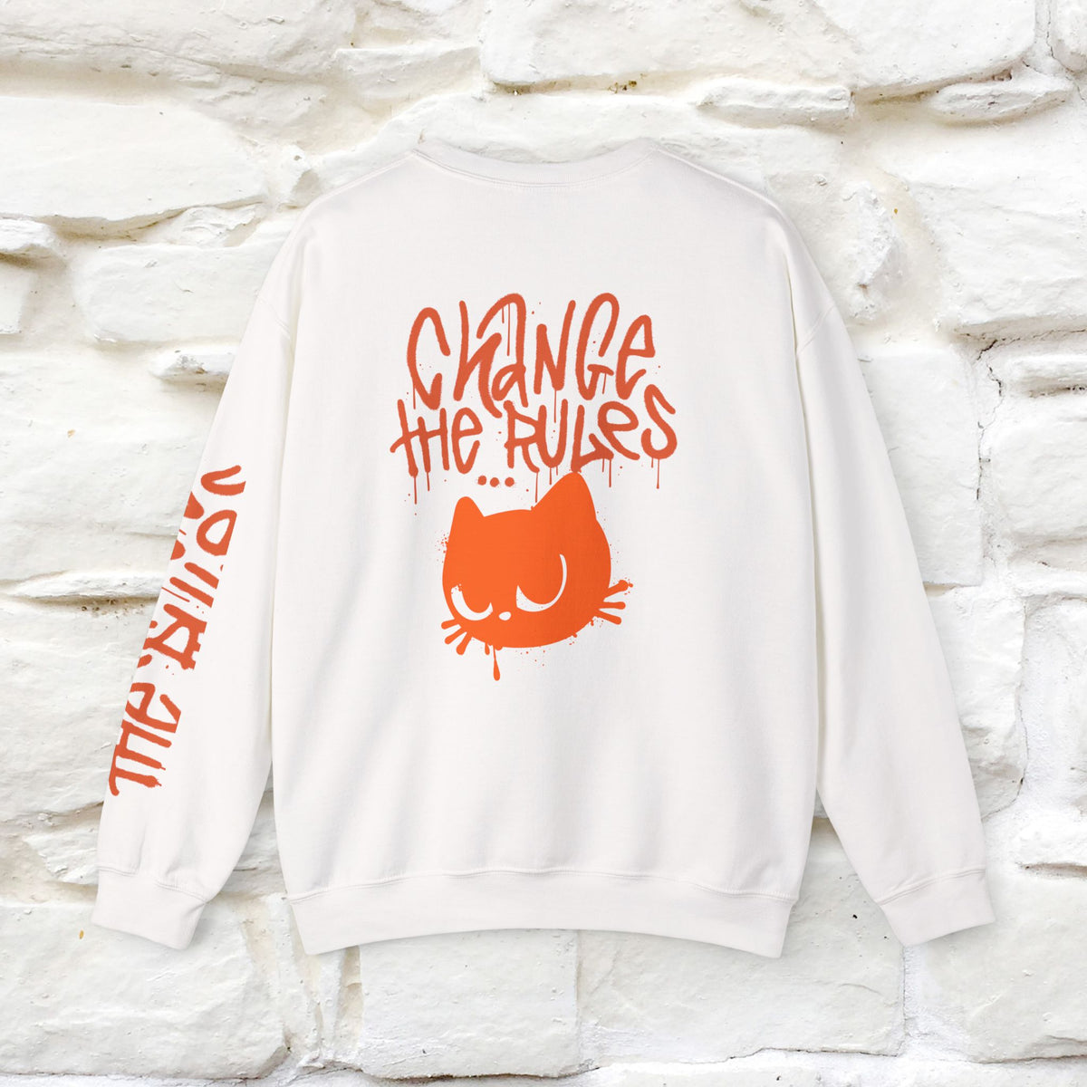 "Change The Rules'' |Cat Sweatshirt | Nunu&Miao Studio