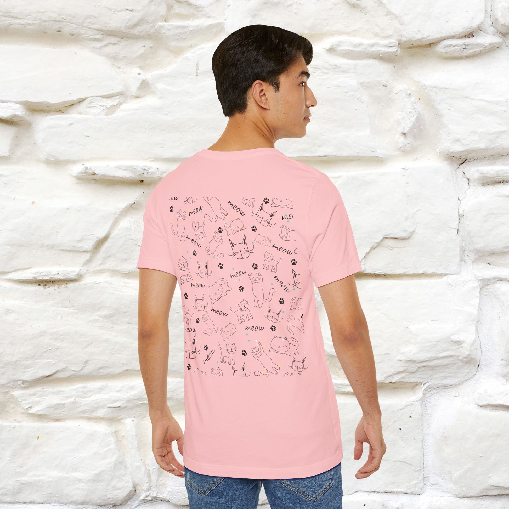 "Antidepressants" Cat T-Shirt | Front & Back Design | Nunu&Miao Studio - Nunu&Miao Studio