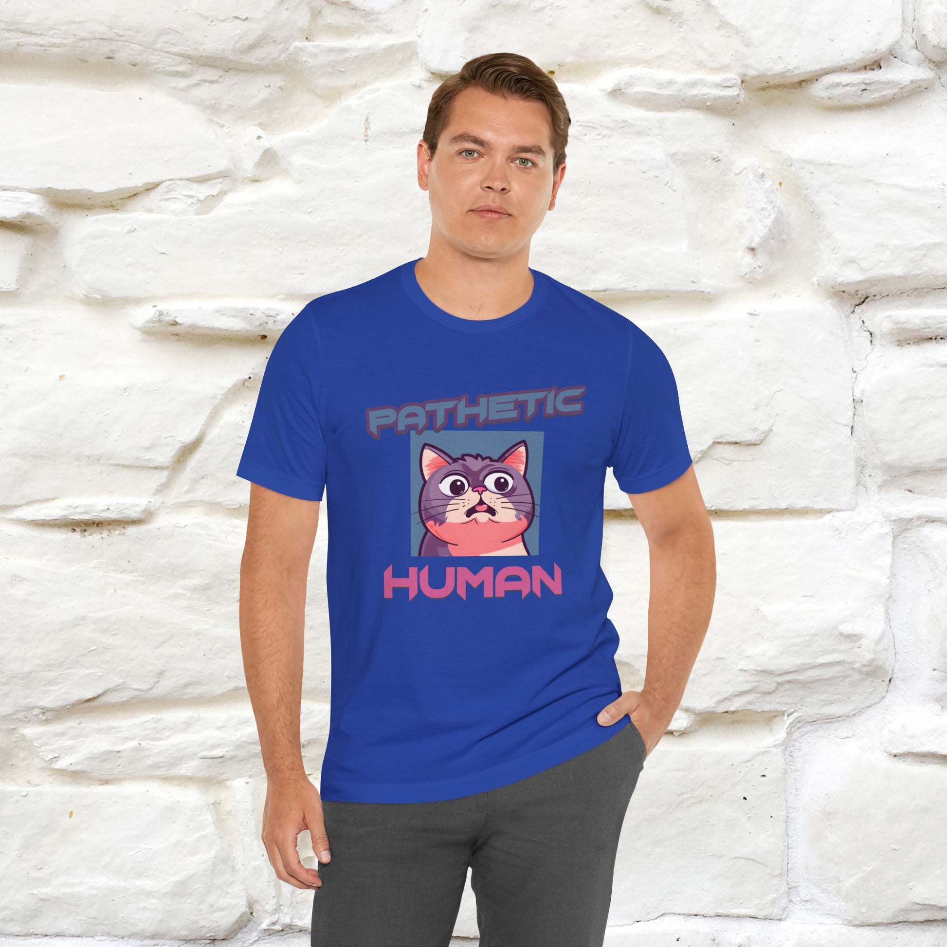 ''Pathetic Human'' | Funny Cat T-Shirt | Nunu&Miao Studio - Nunu&Miao Studio