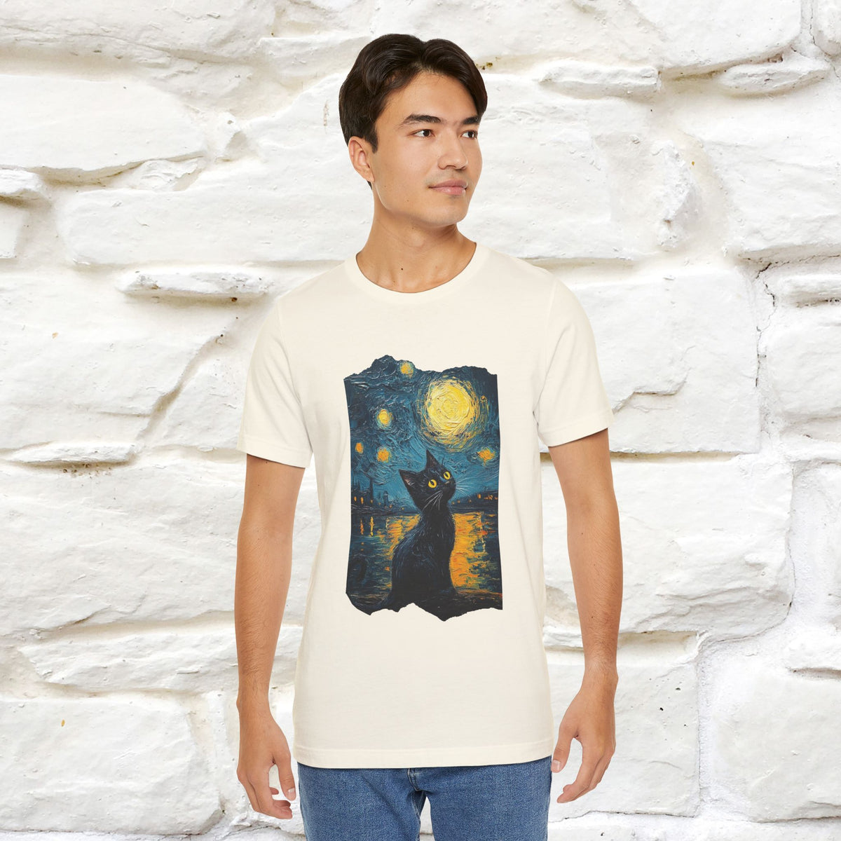 “Miaoolight.” | Cat T-Shirt | Front & Back Design | Nunu&Miao Studio