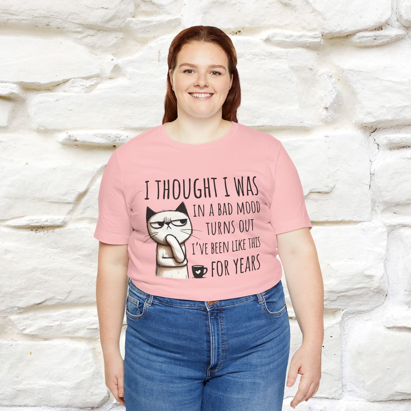 "I Thought I was In A Bad Mood.. " Cat  T-shirt |Nunu&Miao Studio - Nunu&Miao Studio