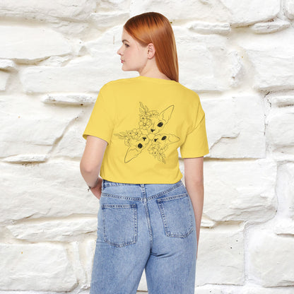 "Trinity'' Cat T-Shirt Front and Back Design | Nunu&Miao Studio - Nunu&Miao Studio