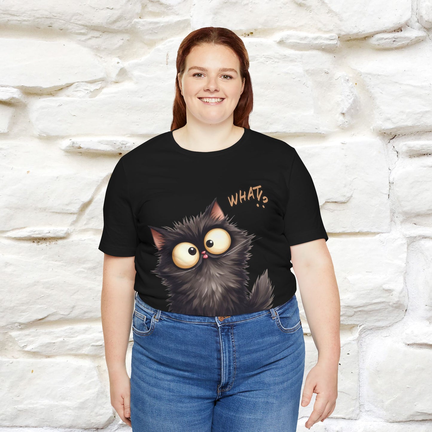 ''What ?'' | Cat T-Shirt  | Nunu&Miao Studio - Nunu&Miao Studio