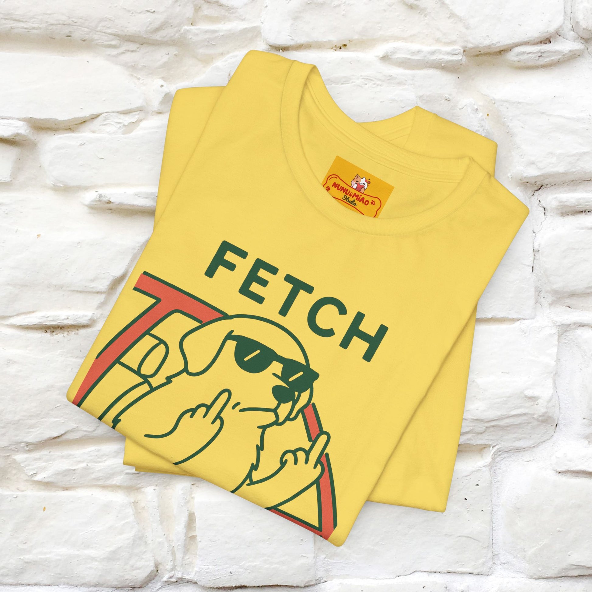 "Fetch This" Funny Dog T-shirt |Nunu&Miao Studio - Nunu&Miao Studio