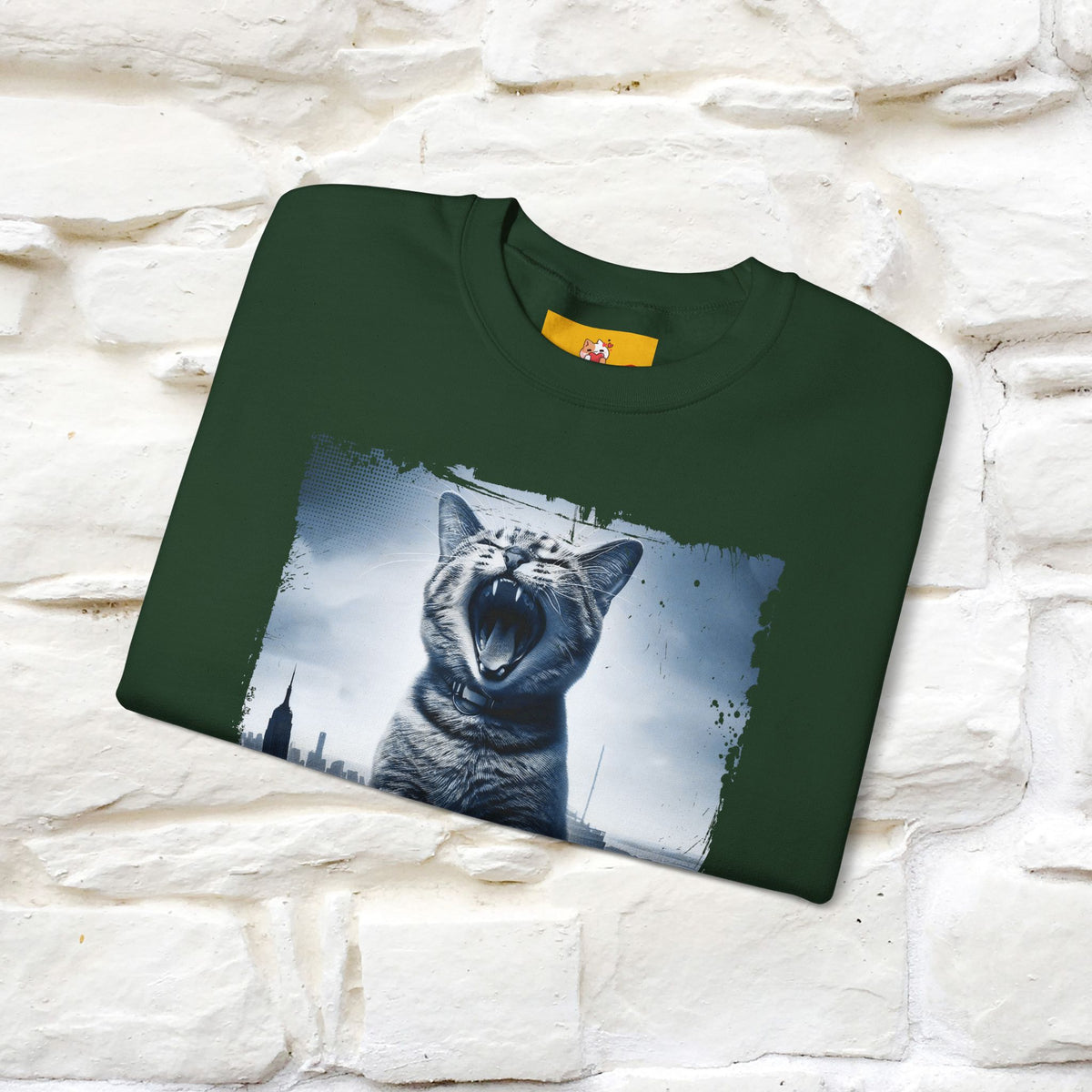 "Catzilla'' |Cat Sweatshirt | Nunu&Miao Studio