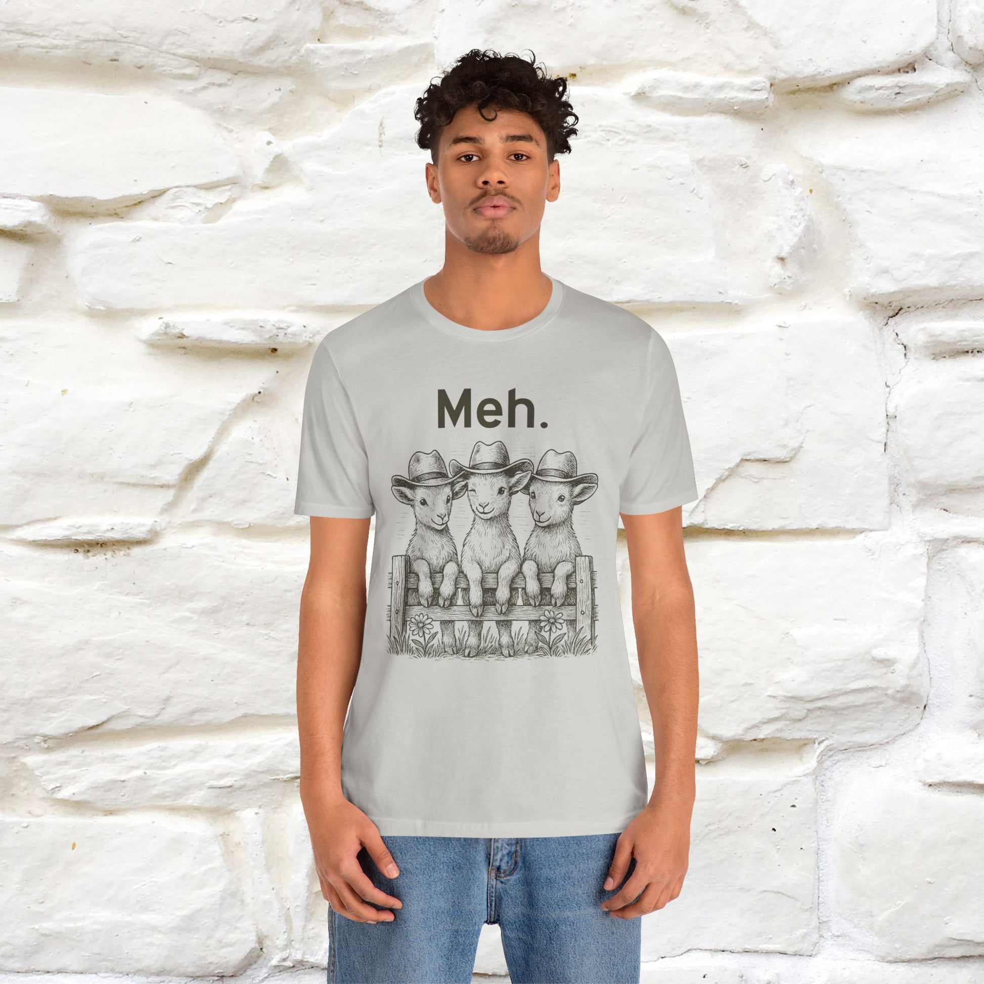 "Meh" Cute T-shirt |Nunu&Miao Studio - Nunu&Miao Studio