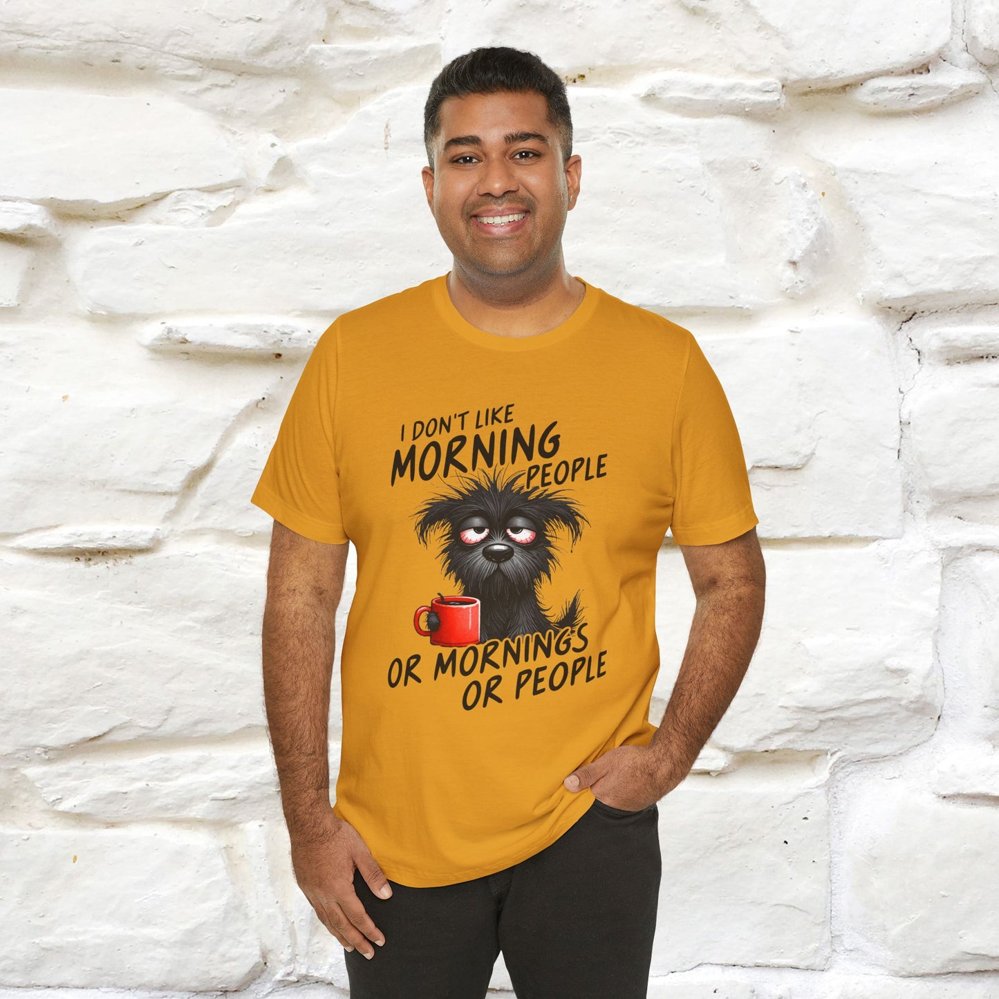"I Don't Like Morning People..." Funny T-shirt |Nunu&Miao Studio - Nunu&Miao Studio