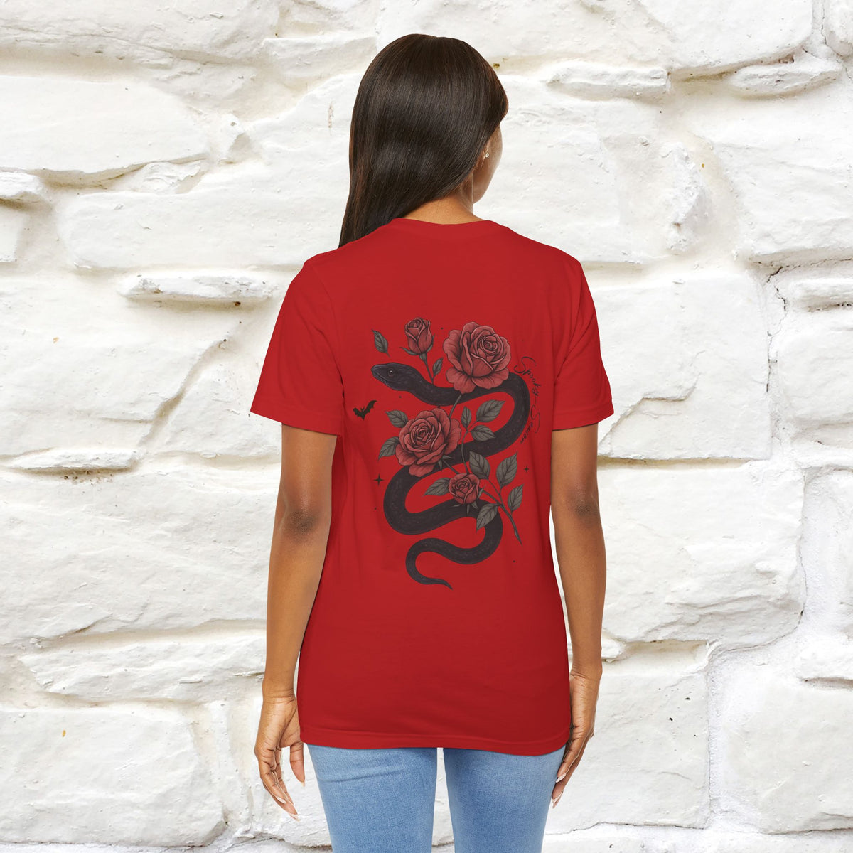 "The Rose and The Snake " Halloween T-shirt |Nunu&Miao Studio