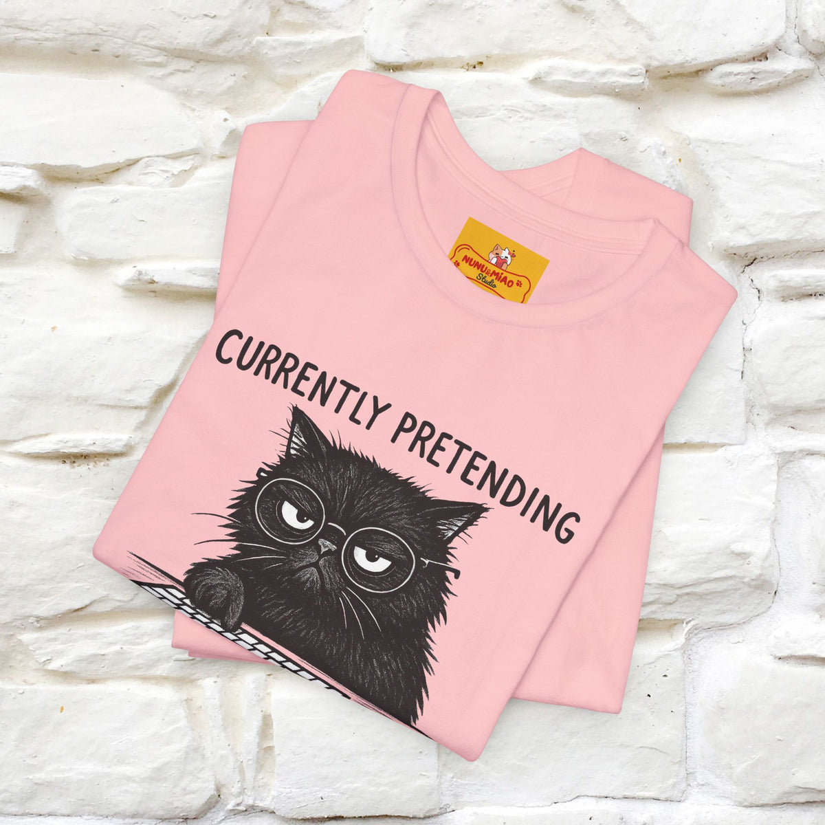 "Currently Pretending To Be Productive" |Cat T-Shirt | Nunu&Miao Studio