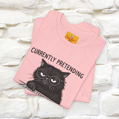 "Currently Pretending To Be Productive" |Cat T-Shirt | Nunu&Miao Studio