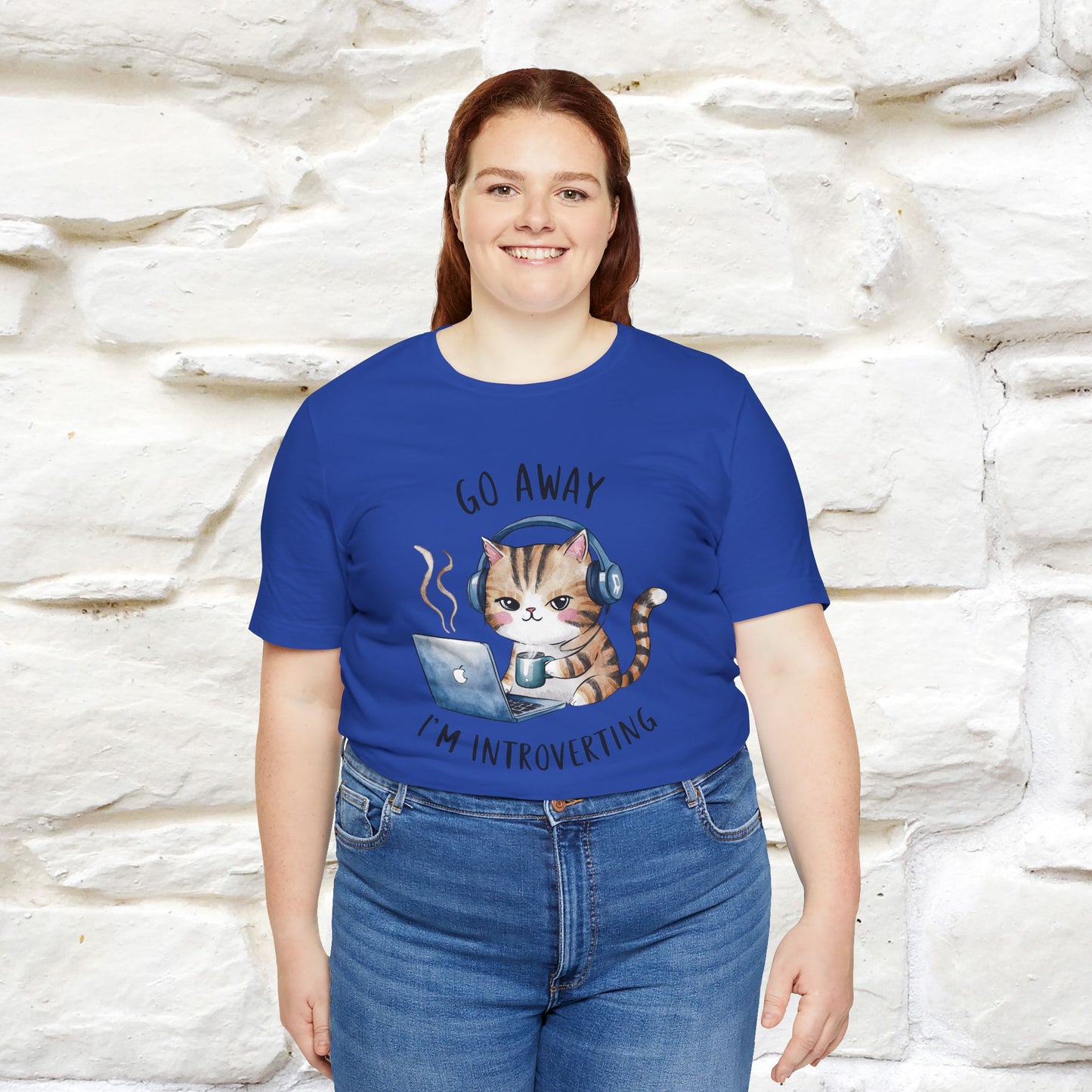 ''Go Away, I’m Introverting'' | Cat T-Shirt | Nunu&Miao Studio - Nunu&Miao Studio